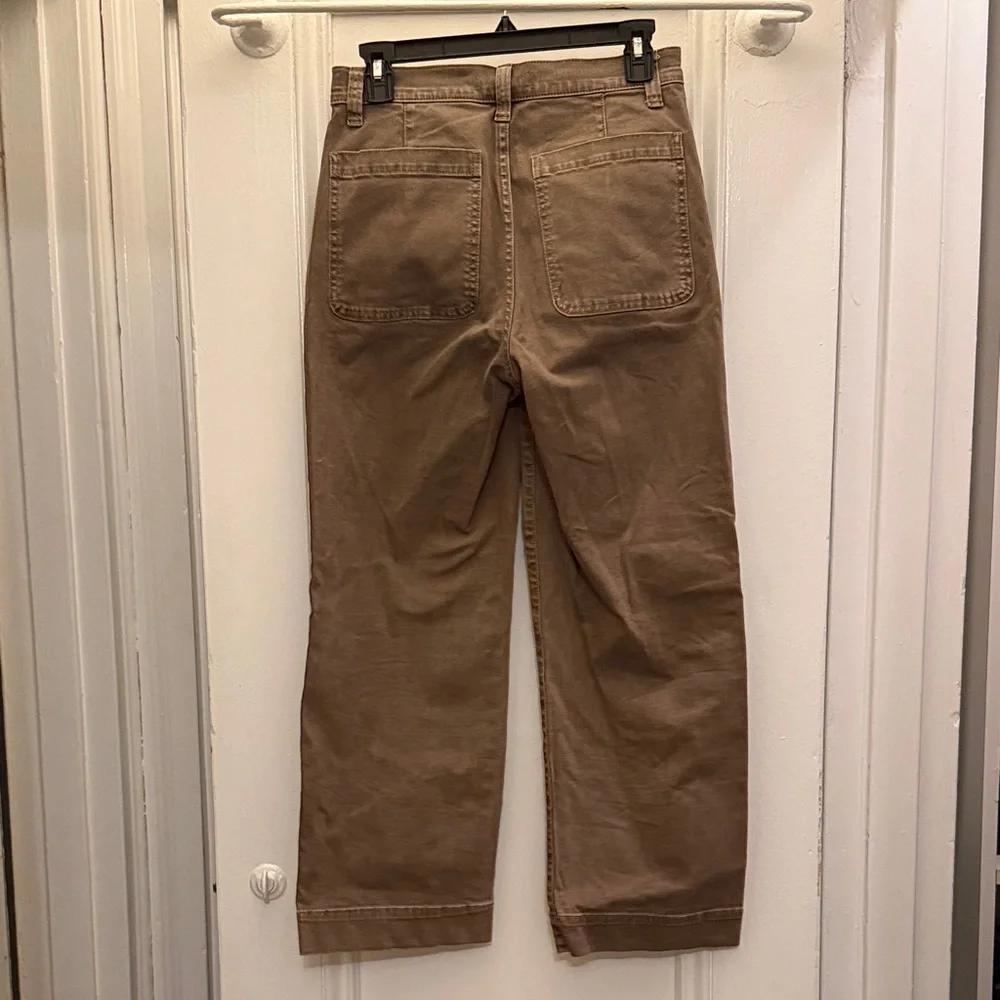 Madewell Brown Wide Leg Pants - Picture 2 of 2